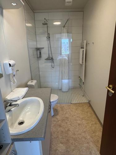 Apartamento con balcón del hotel Hótel Borgarnes