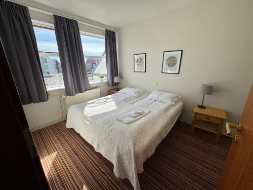 Apartamento con balcón del hotel Hótel Borgarnes. Foto 2