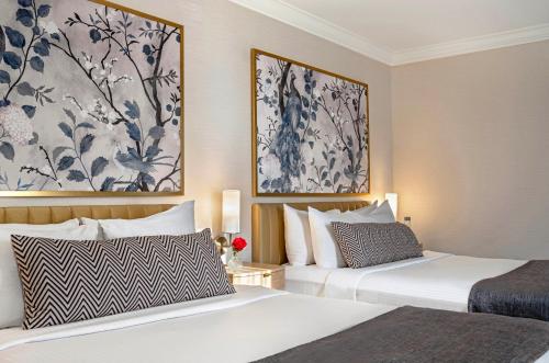 Habitación con 2 camas grandes del hotel Warwick Allerton - Chicago. Foto 5