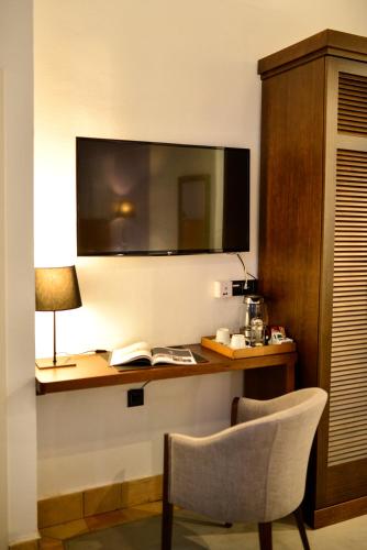 Habitación doble interior del hotel Legado Alcázar