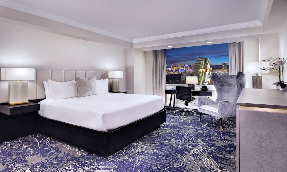 Habitación Premier, 1 cama de matrimonio grande del hotel Westgate Las Vegas Resort and Casino