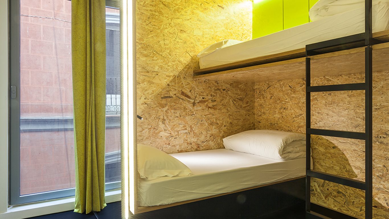 Habitación Doble o Twin con cama litera del hotel Bastardo. Foto 2