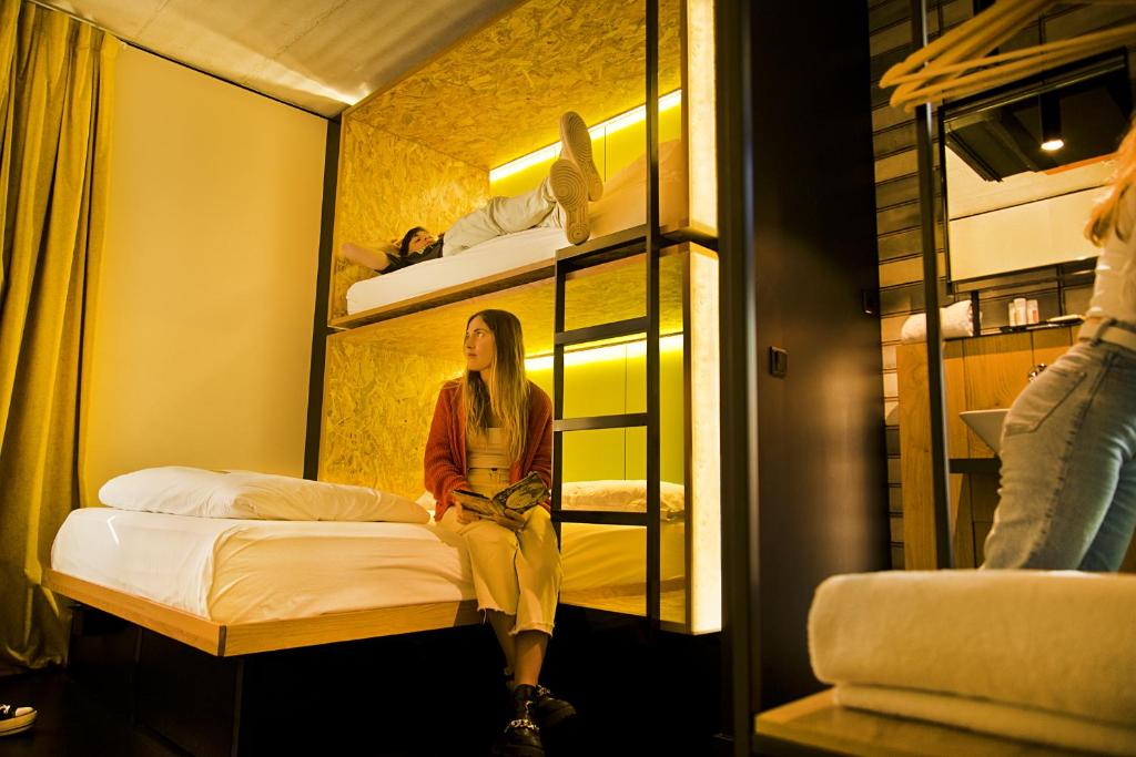 Habitación triple del hotel Bastardo