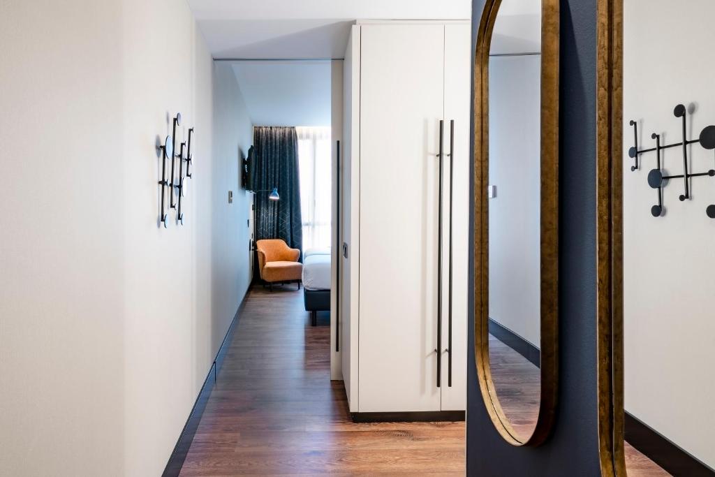 Habitación individual Vista Rio del hotel Vincci Consulado De Bilbao