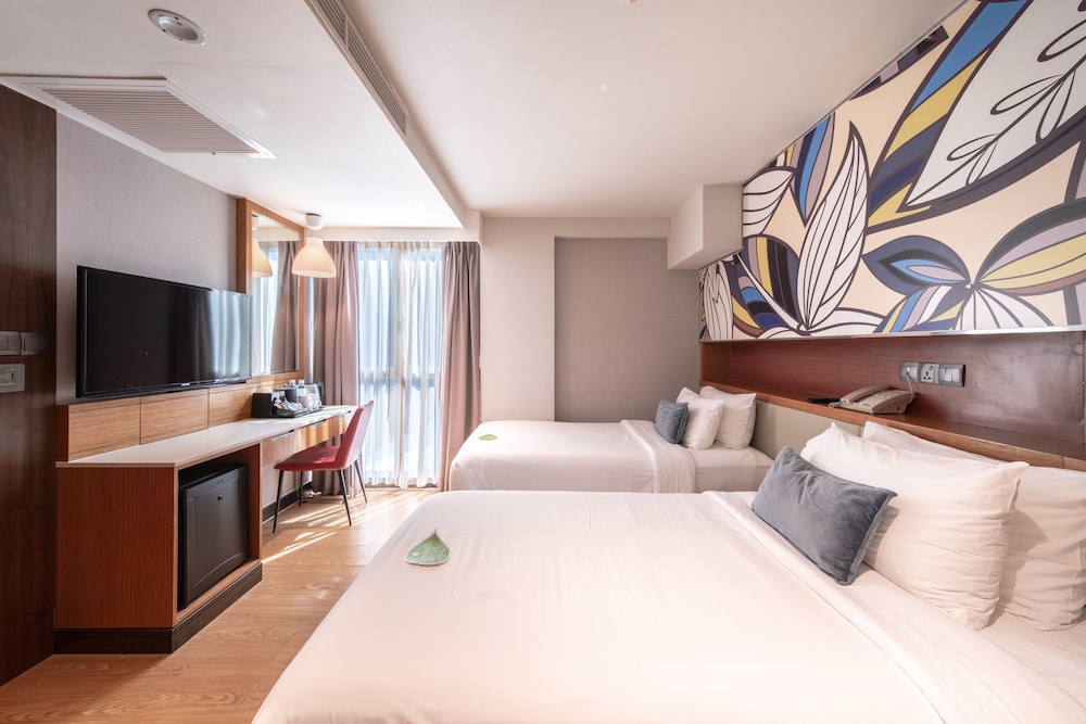Habitación Deluxe con 2 camas individuales del hotel Bencoolen@hong Kong Street