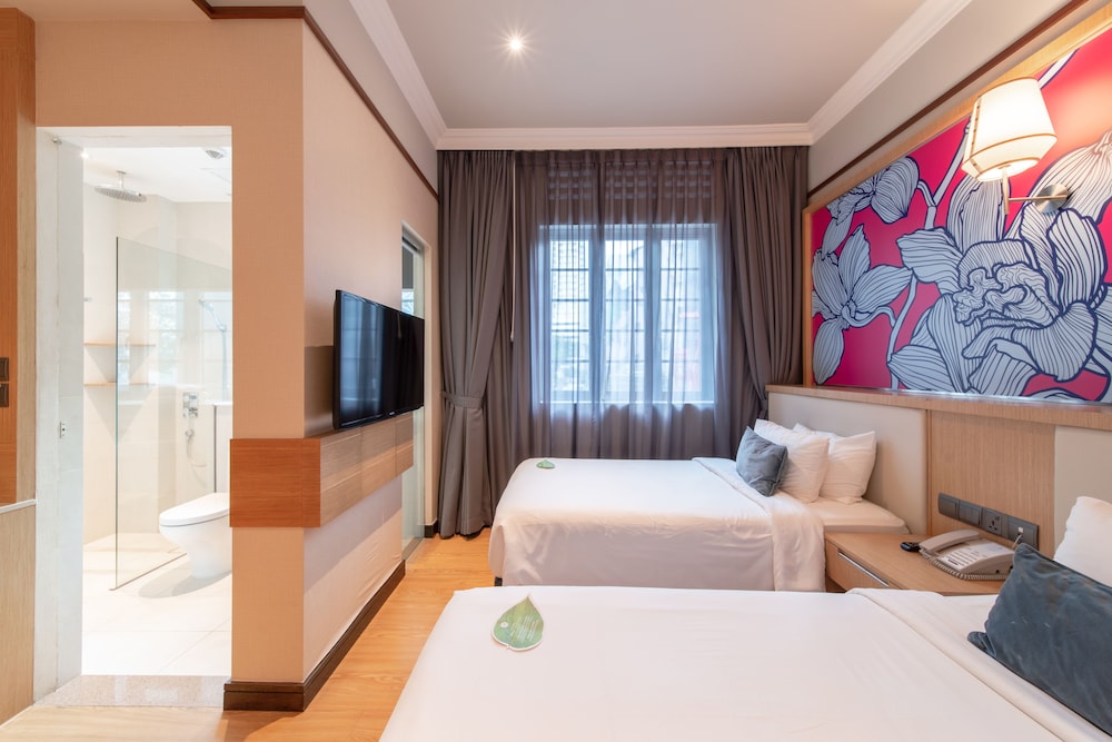 Habitación ejecutiva con 2 camas individuales del hotel Bencoolen@hong Kong Street