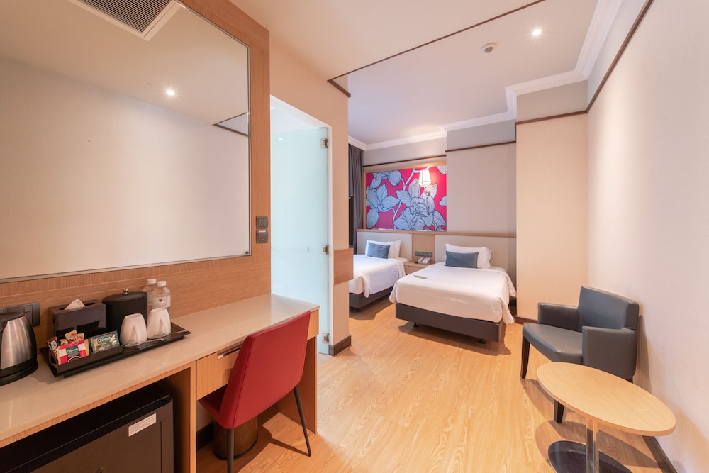 Habitación ejecutiva con 2 camas individuales del hotel Bencoolen@hong Kong Street. Foto 2
