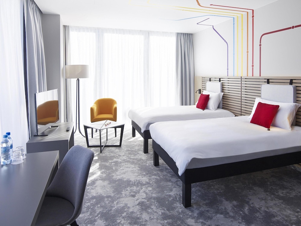 Habitación estándar con dos camas individuales del hotel Ibis Styles Warszawa City