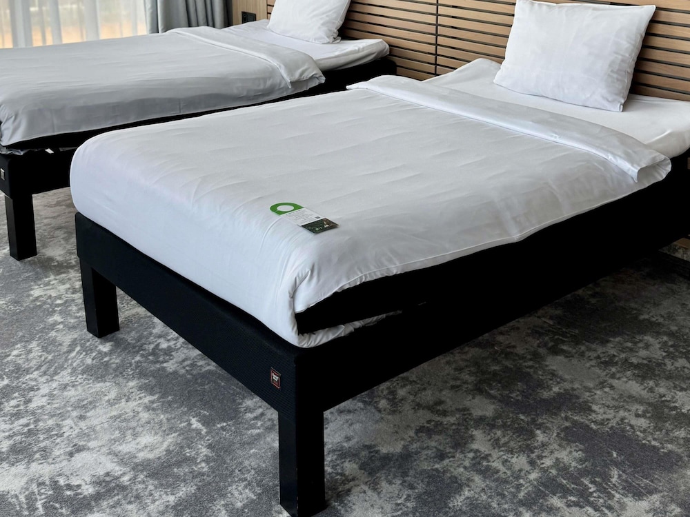 Habitación estándar con dos camas individuales del hotel Ibis Styles Warszawa City. Foto 6