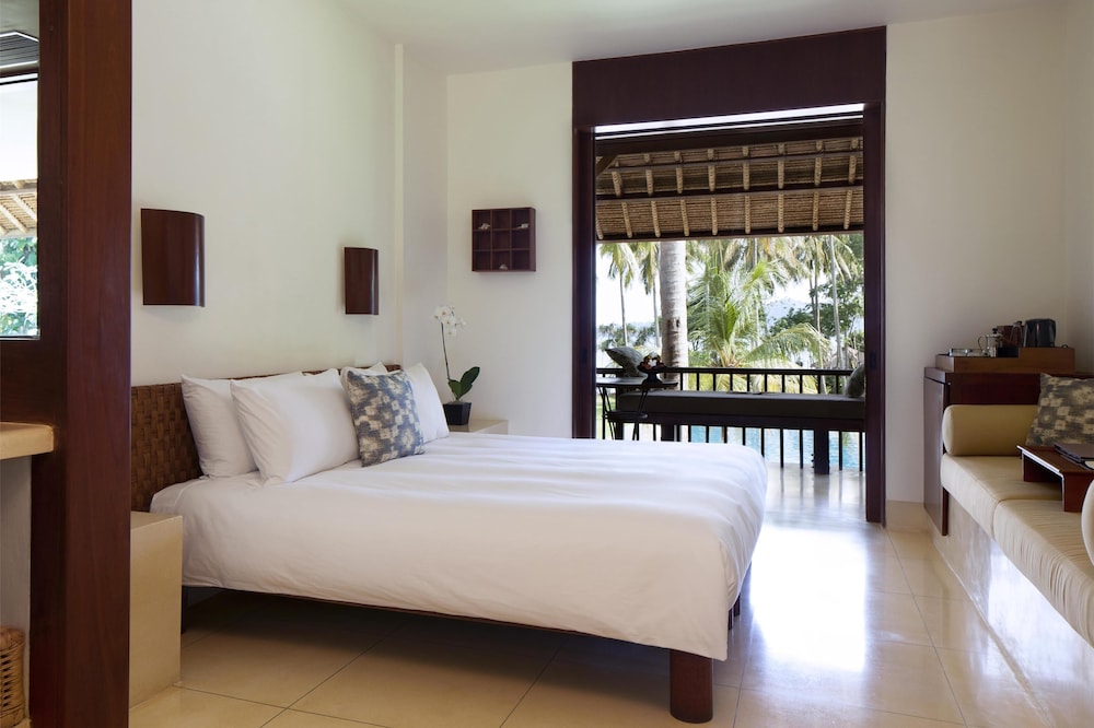 1 cama king, Deluxe del hotel Alila Manggis, Bali. Foto 4
