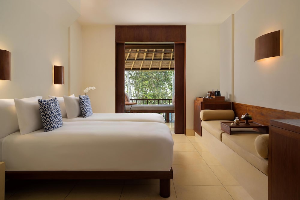 2 camas twin, Deluxe del hotel Alila Manggis, Bali. Foto 2