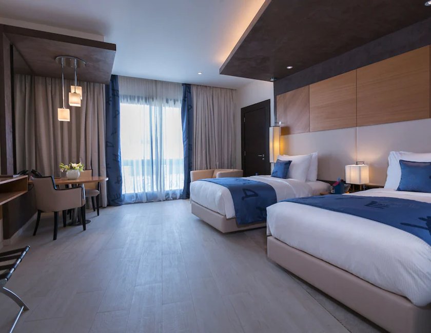 Habitación Premium con 2 camas individuales, 2 camas individuales, vistas al lago del hotel Mövenpick Du Lac Tunis. Foto 2