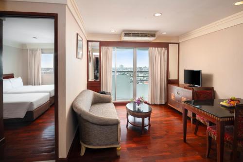 Suite de 2 dormitorios (Habitación Familiar) del hotel Prince Palace Bangkok. Foto 1