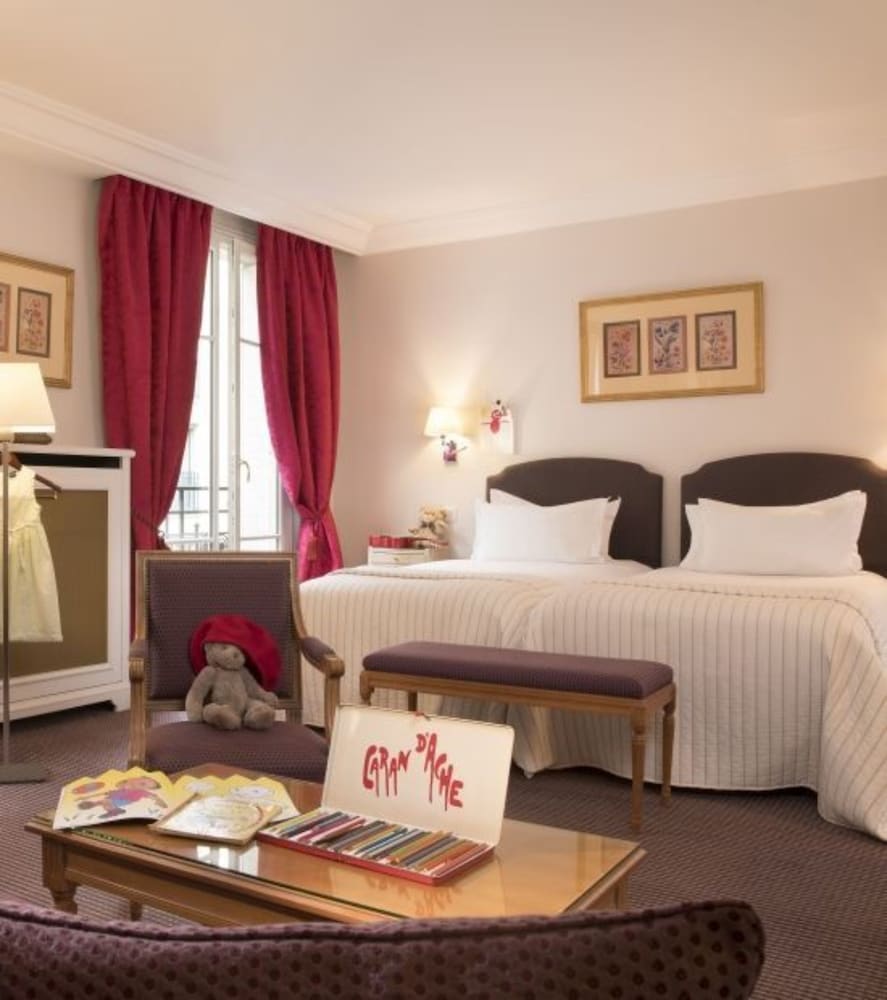 Habitación familiar del hotel Le Littré