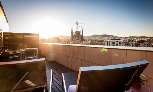 Habitación Doble Superior con terraza y vistas del hotel Eurostars Monumental. Foto 9