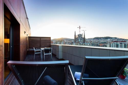 Habitación Doble Superior con terraza y vistas del hotel Eurostars Monumental. Foto 10