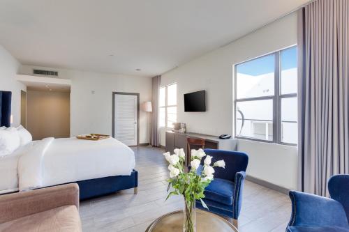 Habitación Deluxe con cama grande del hotel Clinton South Beach. Foto 1