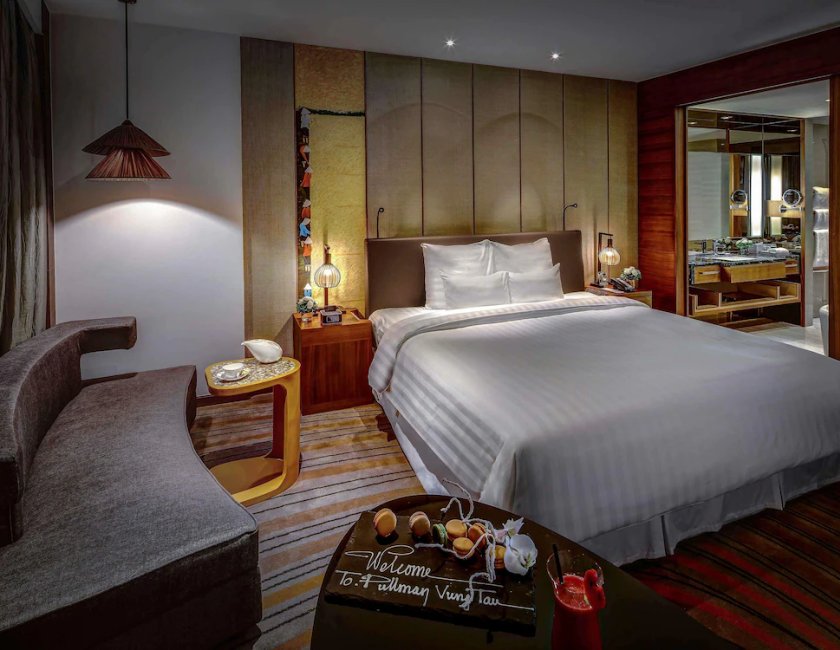 Habitación doble Superior 1 Cama king Vista ciudad Con Vistas del hotel Pullman Vung Tau. Foto 7