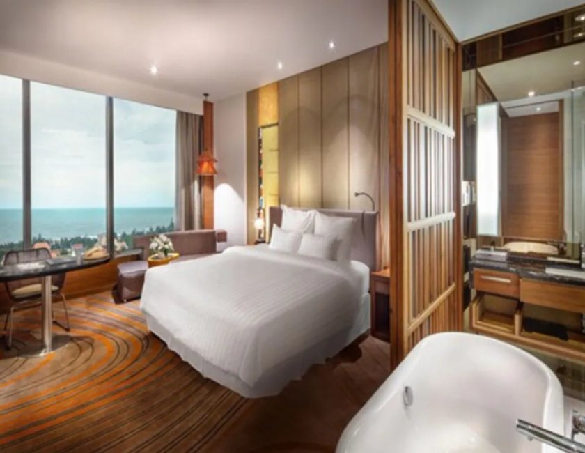 Habitación doble 1 Cama king Vista ciudad Club Business Con Vistas del hotel Pullman Vung Tau. Foto 3