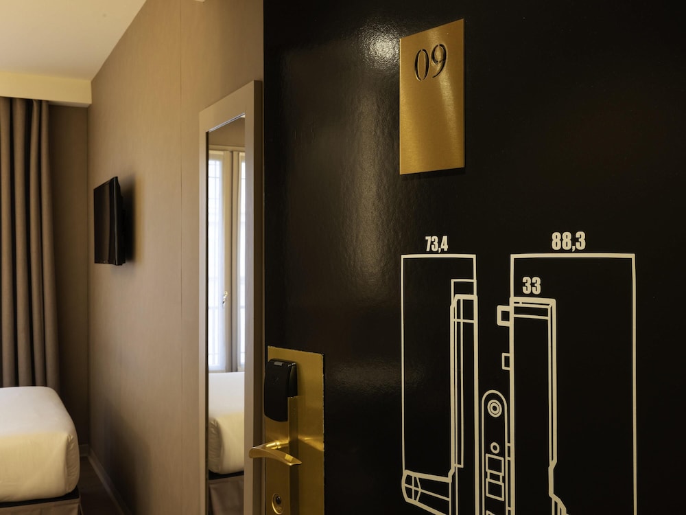 Habitación Estándar con cama individual del hotel Ibis Styles Bourg La Reine. Foto 4