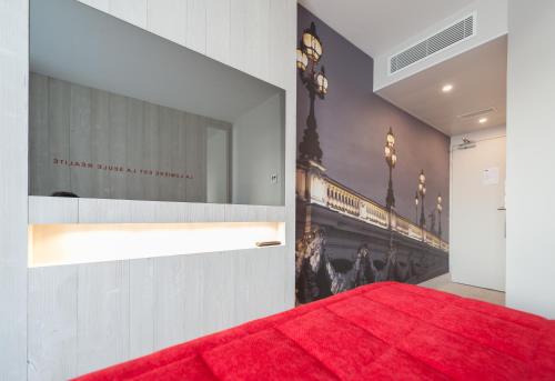 Habitación Familiar con balcón del hotel Le 209 Paris Bercy. Foto 11