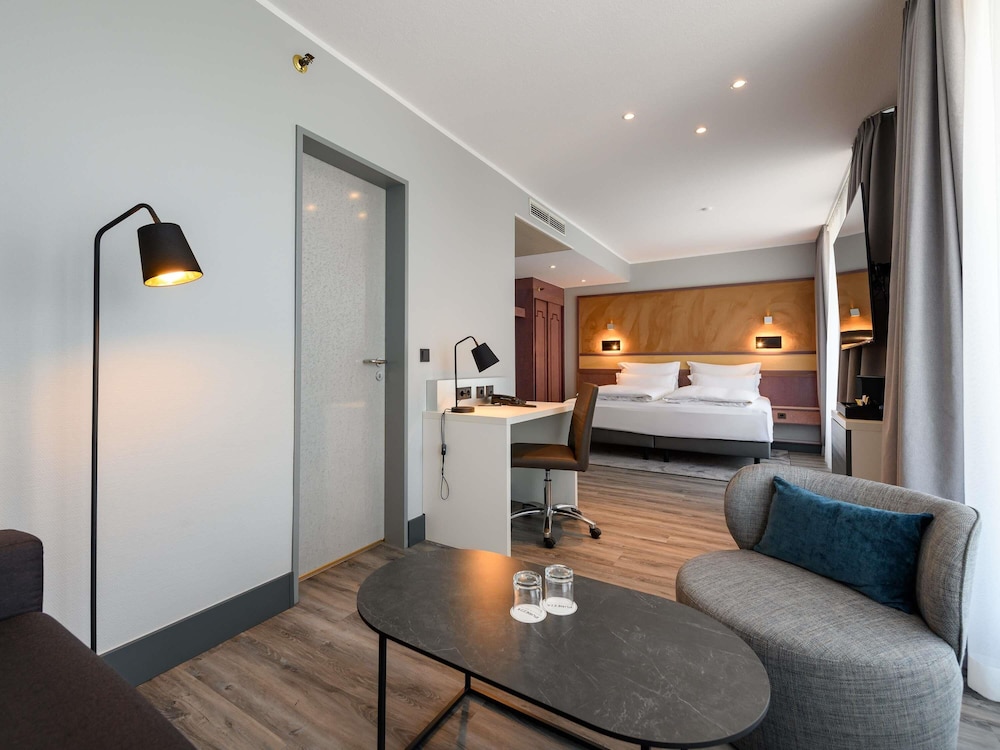 Habitación Privilege con cama king del hotel Mercure Dortmund Centrum
