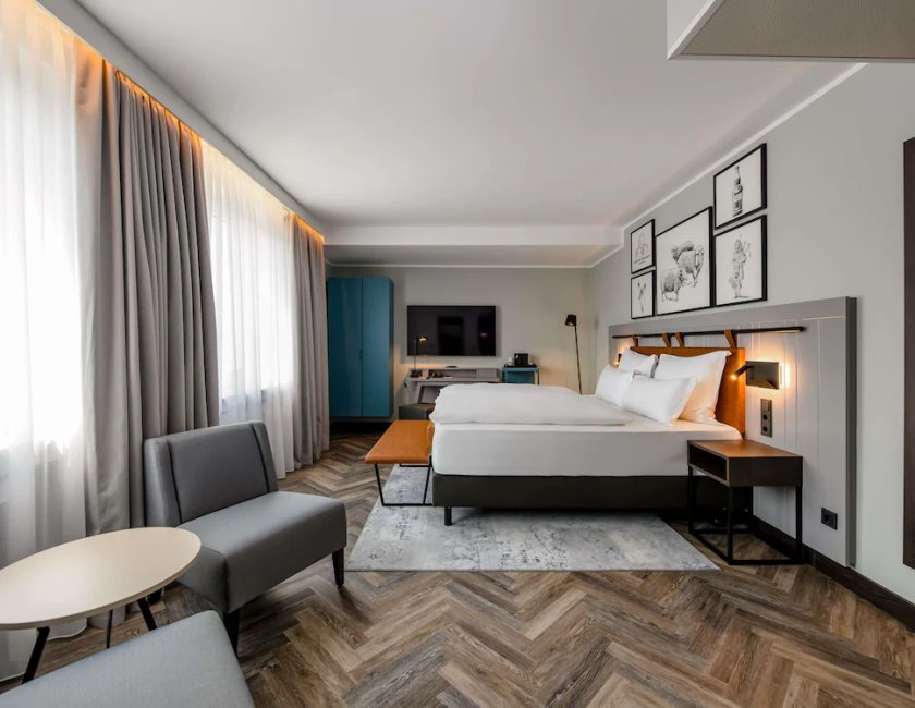 Habitación Comfort con 1 cama king del hotel Mercure Dortmund Centrum. Foto 3