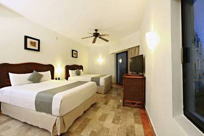 Habitación doble del hotel Sandos Caracol Nature Resort and Water Park All Inclusive