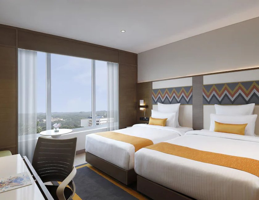 Habitación doble Superior 2 Camas individuales del hotel Novotel Guwahati Gs Road. Foto 6