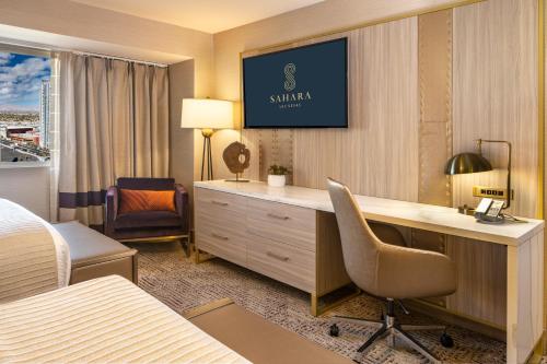 Habitación Estilo Marra con camas grandes del hotel Sahara Las Vegas. Foto 3
