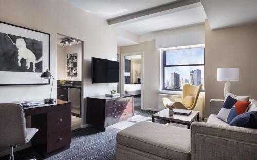 Suite Deluxe de 1 dormitorio del hotel The Shelburne Sonesta New York. Foto 5