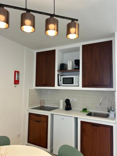 Apartamento 1 Cama queen Sofá Cama incluido kitchenette Normal del hotel La Concha del Mar. Foto 26
