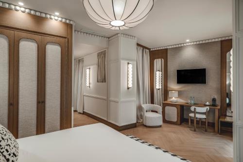 Habitación Deluxe con terraza del hotel Vincci Soho. Foto 7