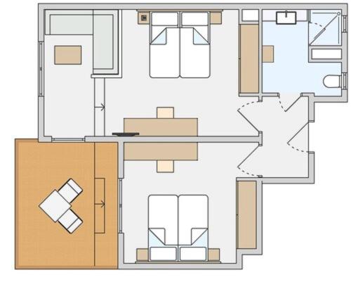 Habitación Triple del hotel Robinson Esquinzo Playa - All Inclusive