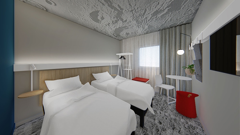Habitación Estándar con 1 cama doble del hotel Ibis Nantes Treillières. Foto 2