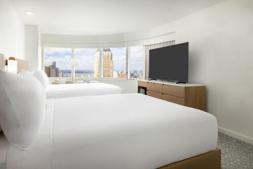 Habitación Esquinera - 2 camas grandes del hotel Hyatt Regency Times Square. Foto 3