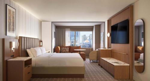 Habitación Deluxe con cama extragrande del hotel Hyatt Regency Times Square