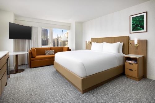 Habitación Deluxe con cama extragrande del hotel Hyatt Regency Times Square. Foto 2