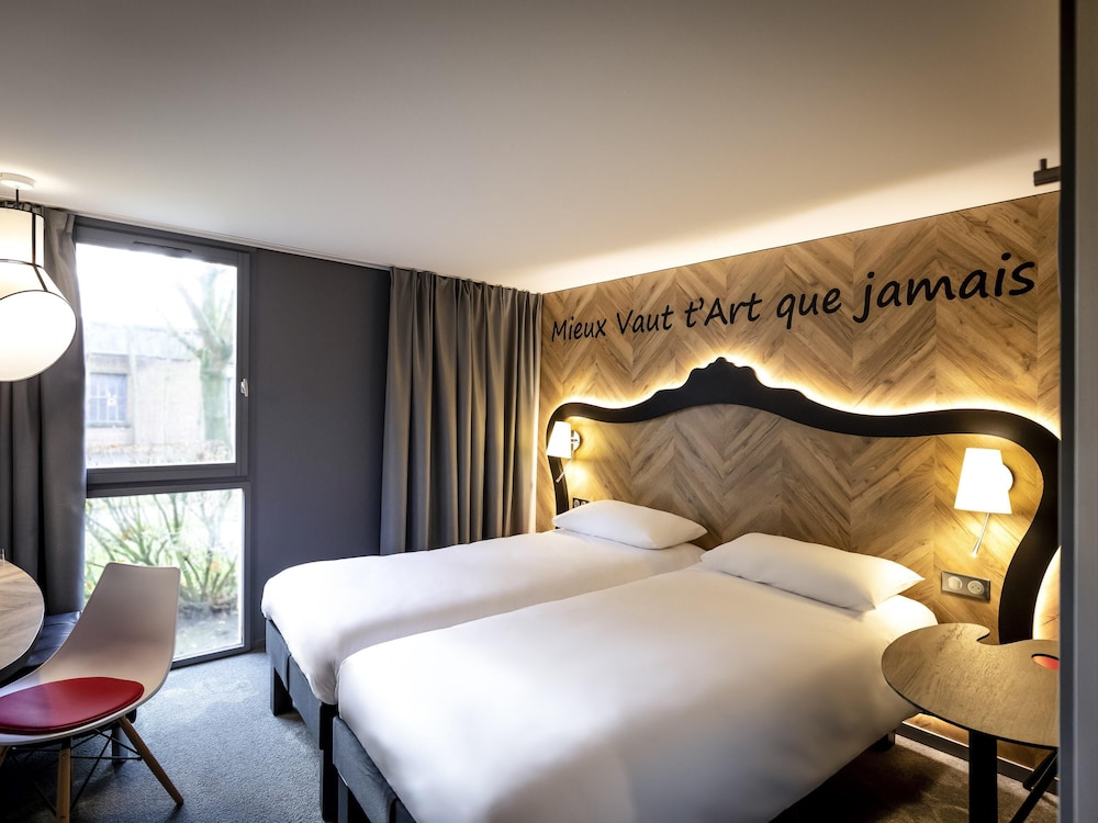 Habitación estándar con camas individuales del hotel Ibis Styles Douai Gare Gayant Expo