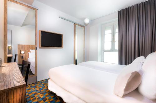 Habitación Doble Confort del hotel Libertel Gare Du Nord Suede. Foto 3