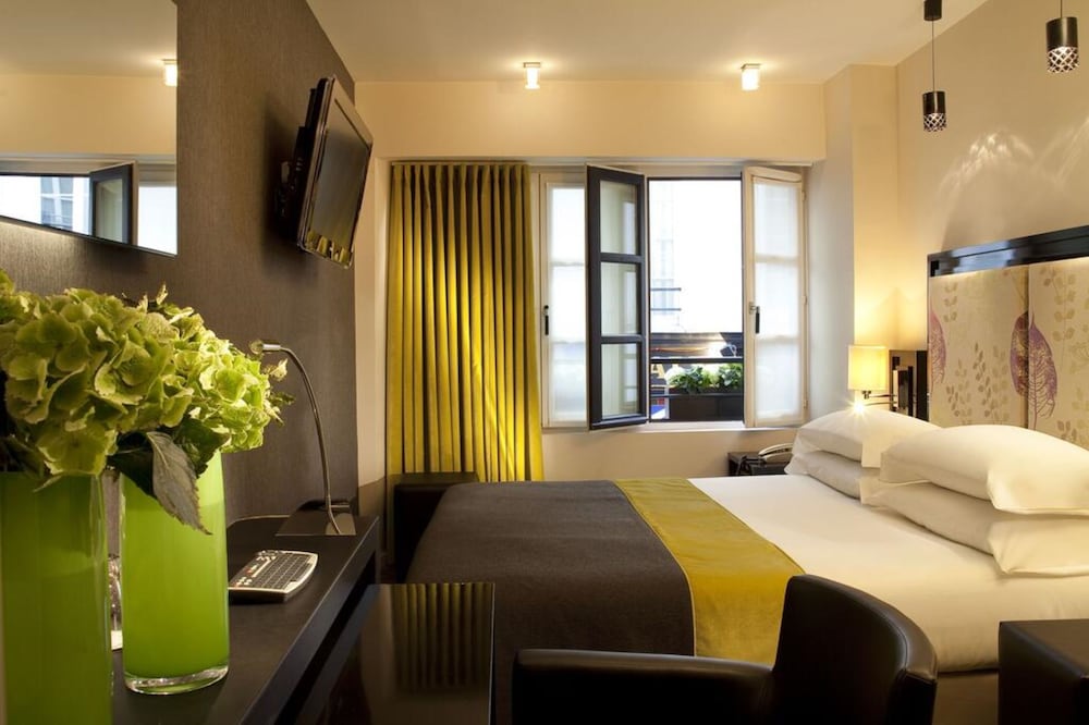 Habitación estándar doble, 1 cama doble o 2 individuales del hotel Caron Le Marais