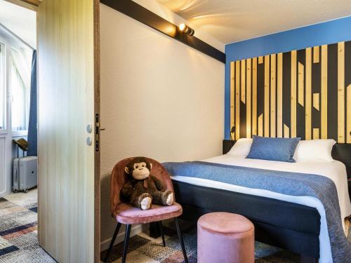 Suite Familiar 2 Habitaciones Conectadas Estándar del hotel Ibis Styles Boulogne Centre Cathédrale. Foto 4
