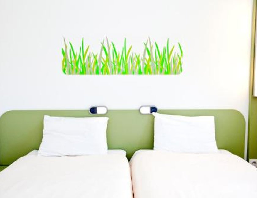 Habitación doble 2 Camas individuales del hotel Ibis Budget Sarrebourg Buhl. Foto 14