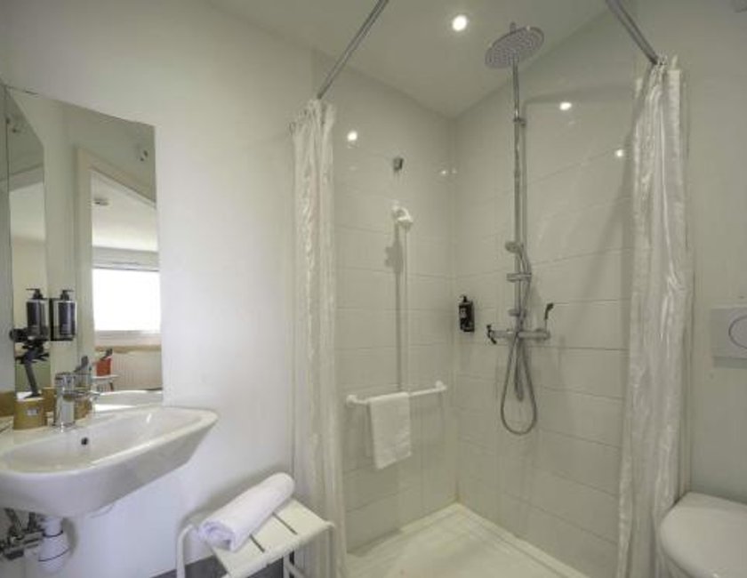 Habitación doble 1 Cama doble del hotel Ibis Budget Sarrebourg Buhl. Foto 3