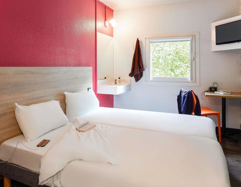 Habitación doble 1 Cama doble Normal del hotel f1 Avignon Nord. Foto 4
