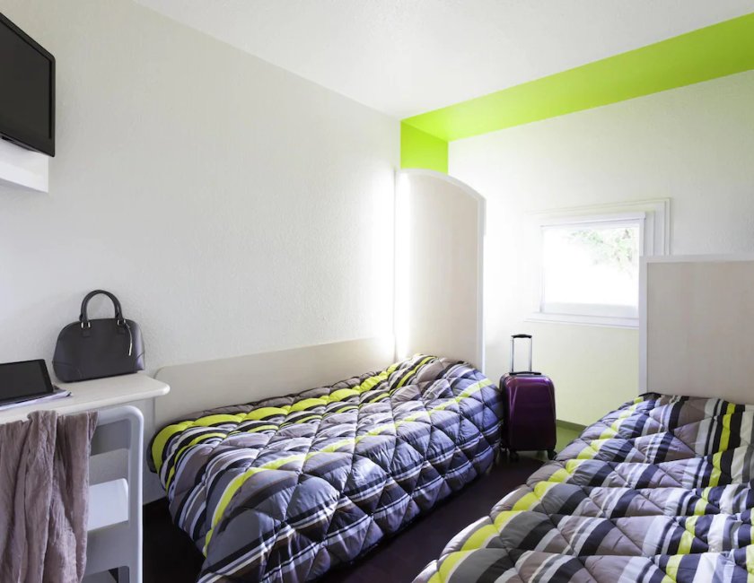 Habitación, 2 camas individuales (Duo) del hotel f1 Besancon Micropolis