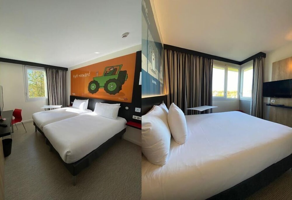 Suite familiar, 2 camas dobles, habitaciones comunicadas del hotel Ibis Styles Flers