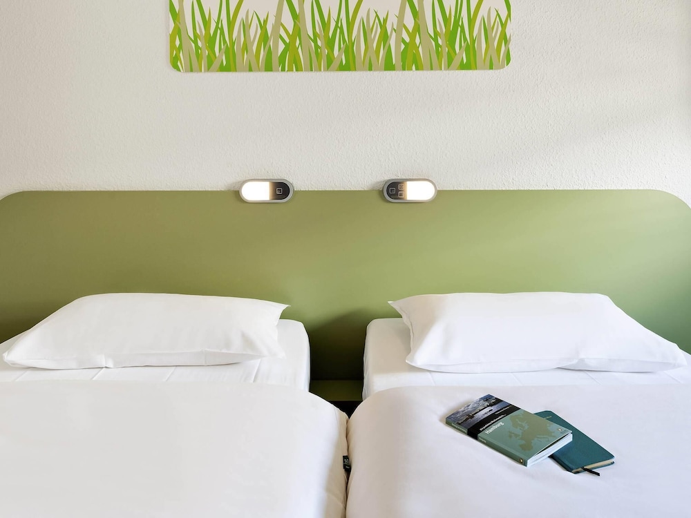 MATRIMONIAL - Habitación con camas individuales del hotel Ibis Budget Tarbes. Foto 2