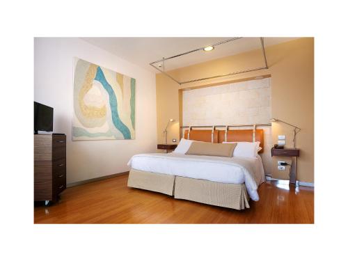 Habitación Doble Superior con vistas parciales al mar del hotel Towers Stabiae Sorrento Coast
