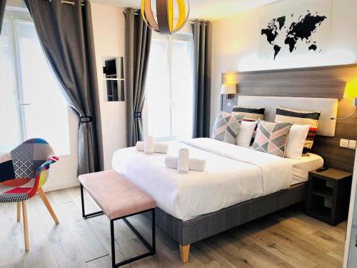 Habitación Doble Confort del hotel Clairefontaine. Foto 1